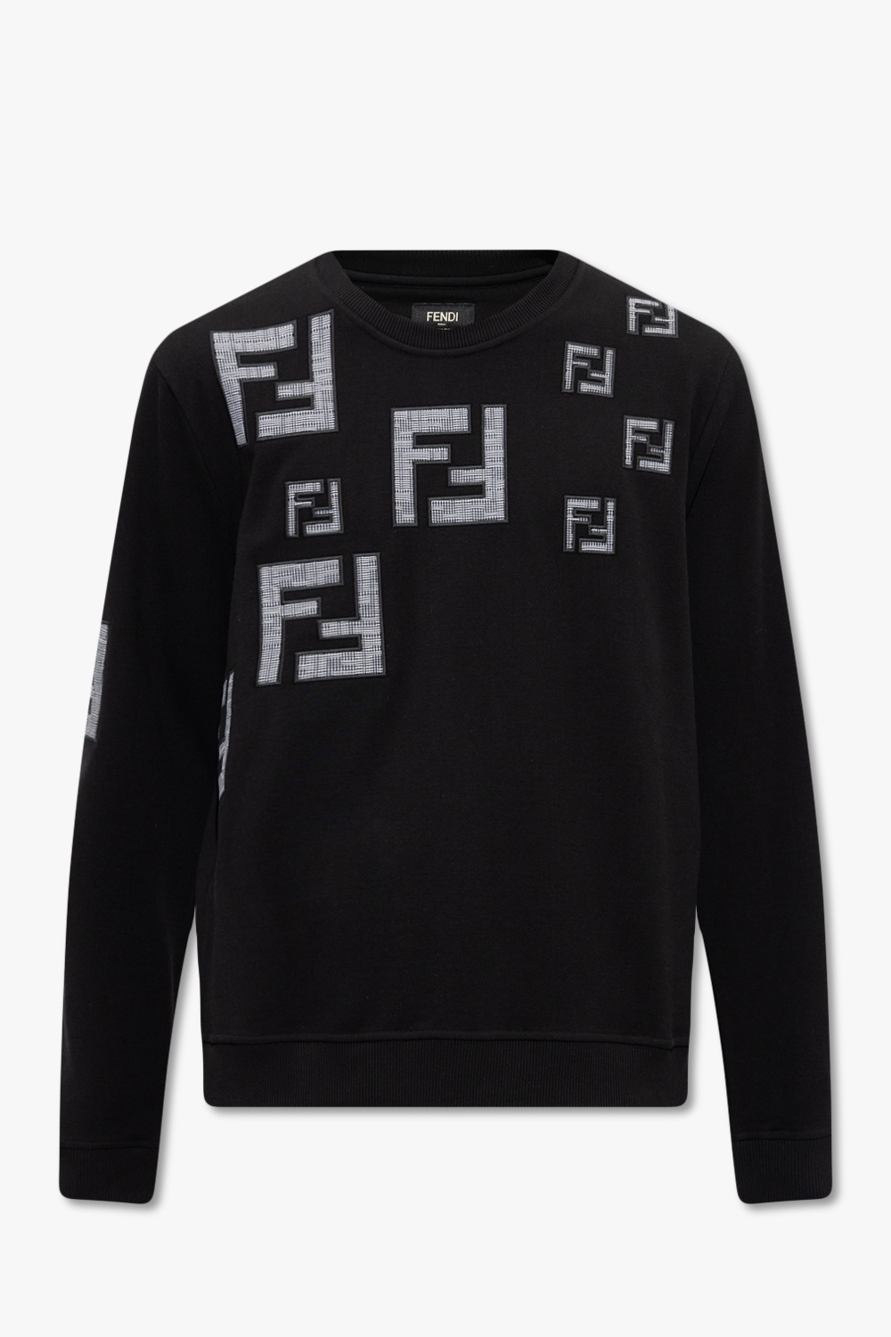 Black Sweatshirt with logo Fendi - Vitkac TW